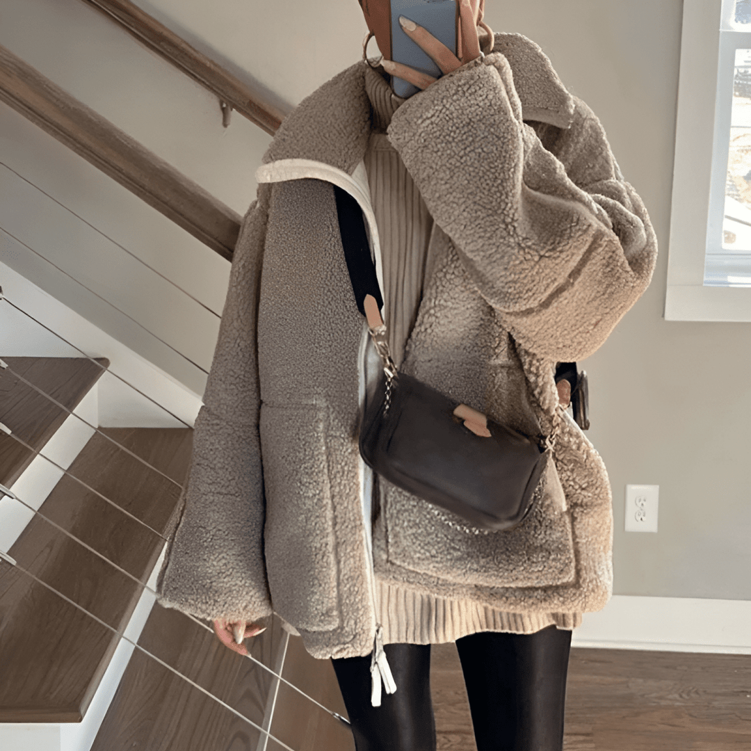 DORA™ | Soft Teddy Jacket - Beaumonts Closet Toronto