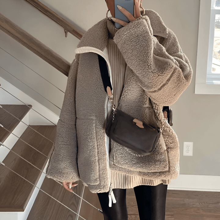 DORA™ | Soft Teddy Jacket - Beaumonts Closet Toronto