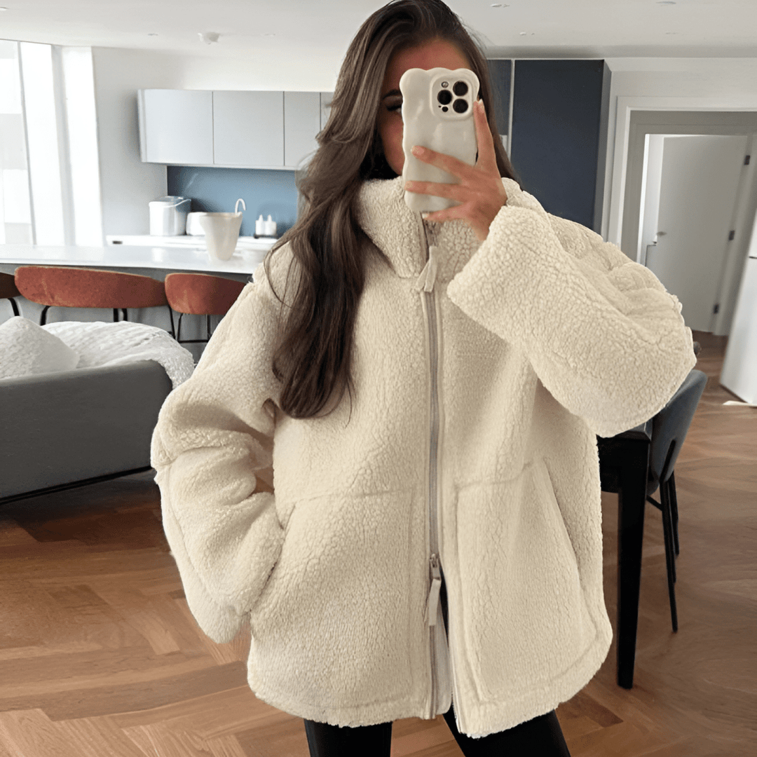DORA™ | Soft Teddy Jacket - Beaumonts Closet Toronto