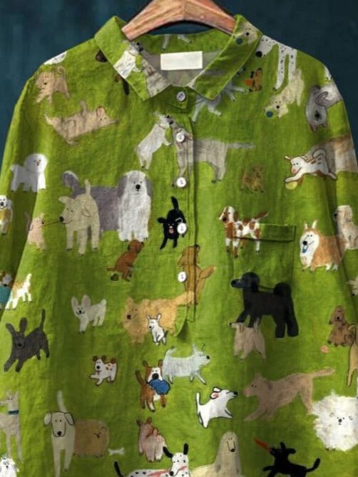 ELLIE™ - Dog Art Shirt - Beaumonts Closet Toronto