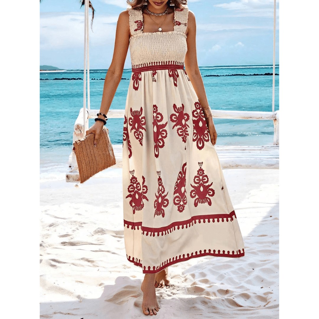ESTE™ - Summer Casual Sleeveless Maxi Dress - Beaumonts Closet Toronto