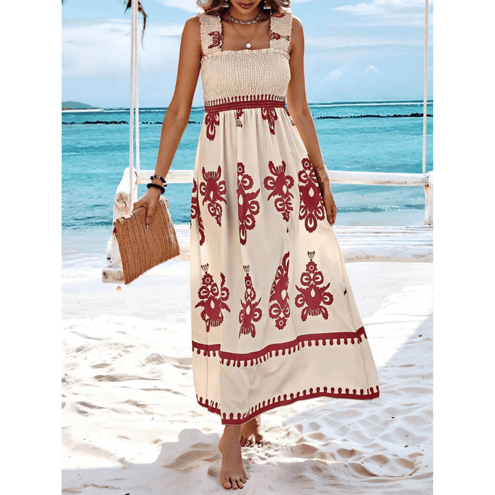 ESTE™ - Summer Casual Sleeveless Maxi Dress - Beaumonts Closet Toronto