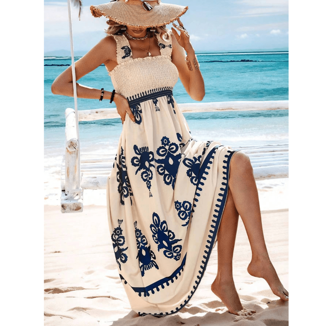 ESTE™ - Summer Casual Sleeveless Maxi Dress - Beaumonts Closet Toronto