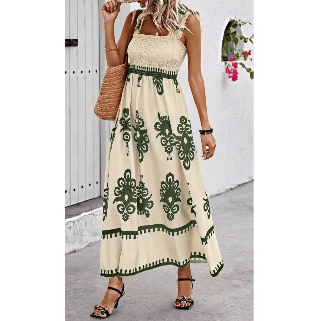 ESTE™ - Summer Casual Sleeveless Maxi Dress - Beaumonts Closet Toronto