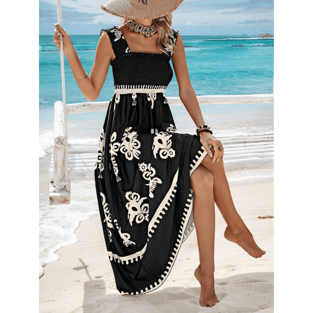 ESTE™ - Summer Casual Sleeveless Maxi Dress - Beaumonts Closet Toronto