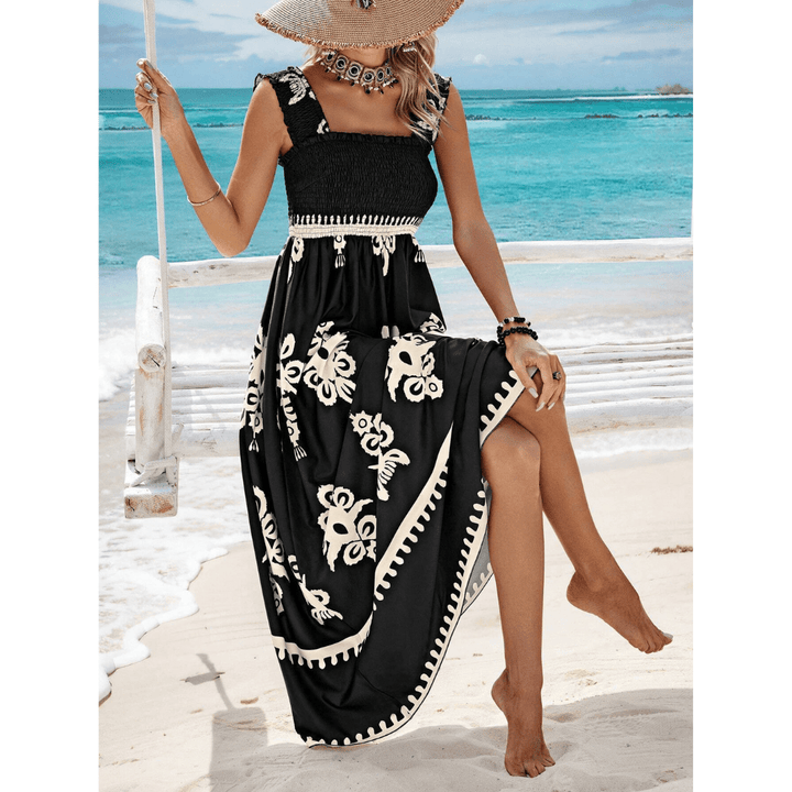 ESTE™ - Summer Casual Sleeveless Maxi Dress - Beaumonts Closet Toronto