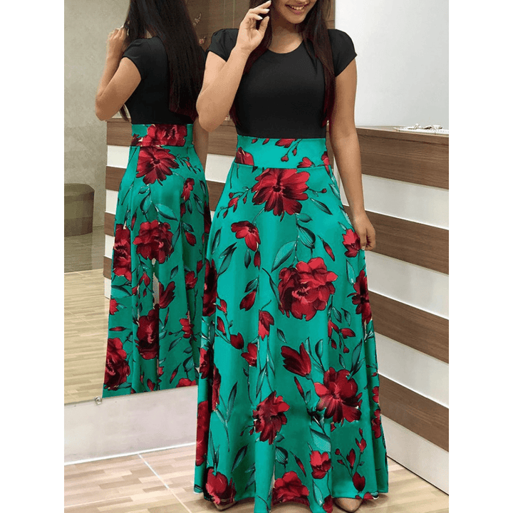 EVALISE™ – Elegant Floral Bodycon Maxi Dress - Beaumonts Closet Toronto