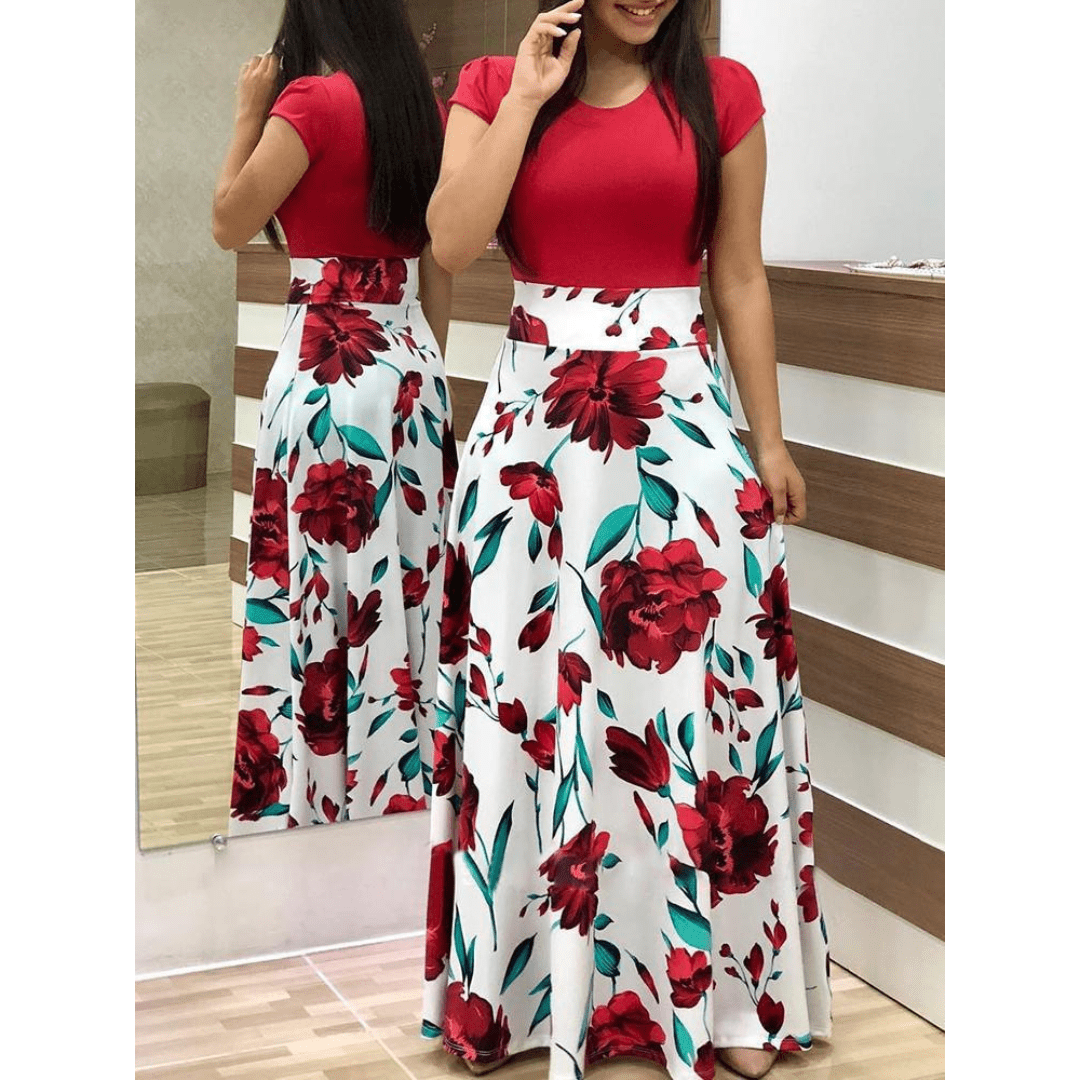 EVALISE™ – Elegant Floral Bodycon Maxi Dress - Beaumonts Closet Toronto