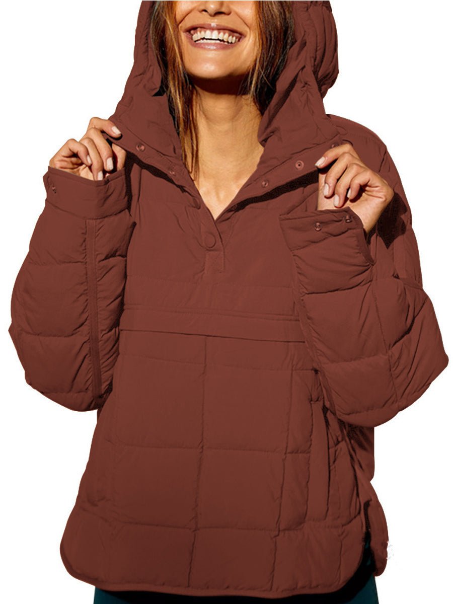 FARRELL™ – Oversized Hooded Pullover Hooded Jacket - Beaumonts Closet Toronto