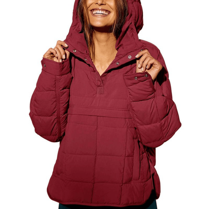 FARRELL™ – Oversized Hooded Pullover Hooded Jacket - Beaumonts Closet Toronto