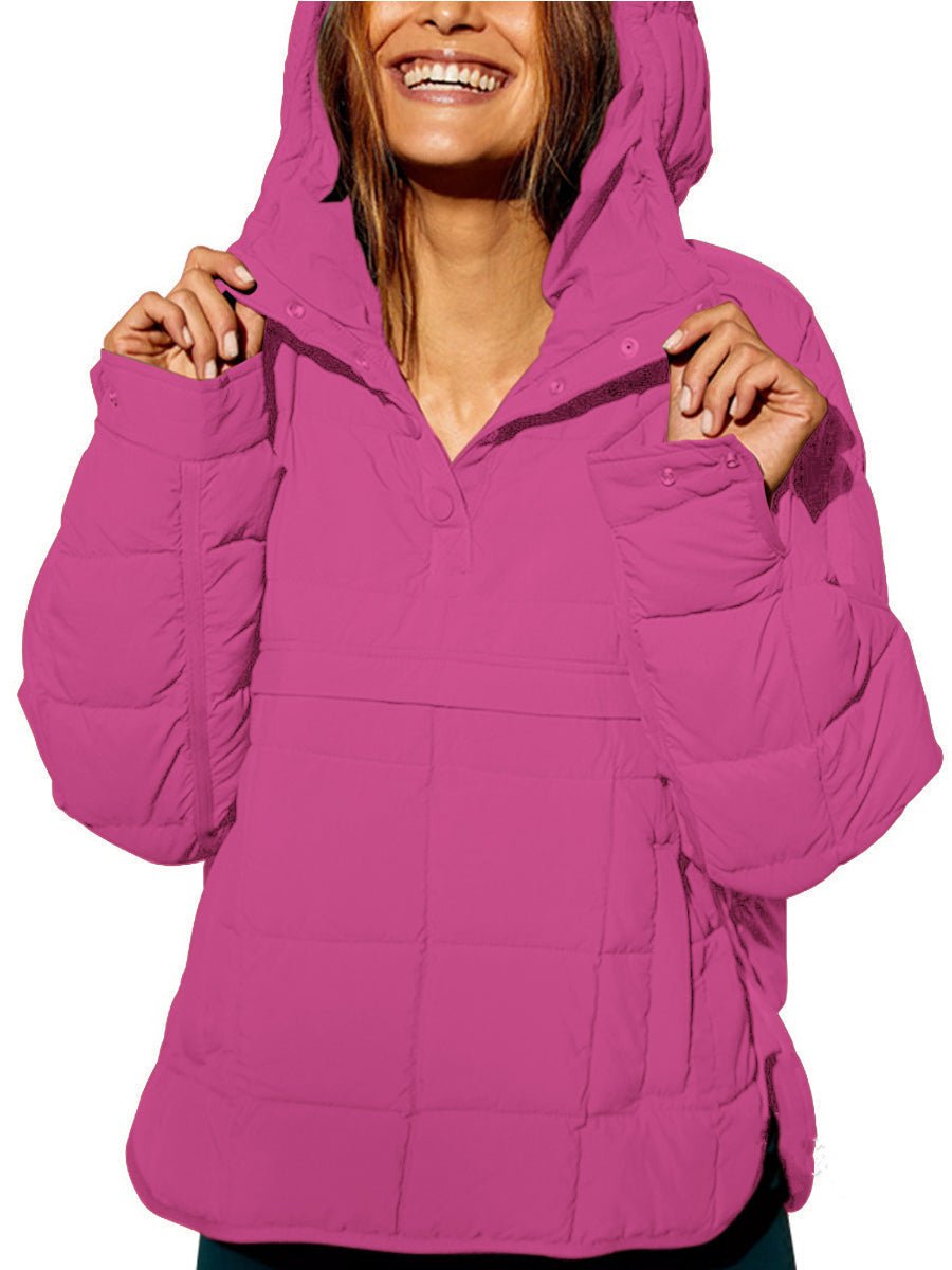 FARRELL™ – Oversized Hooded Pullover Hooded Jacket - Beaumonts Closet Toronto