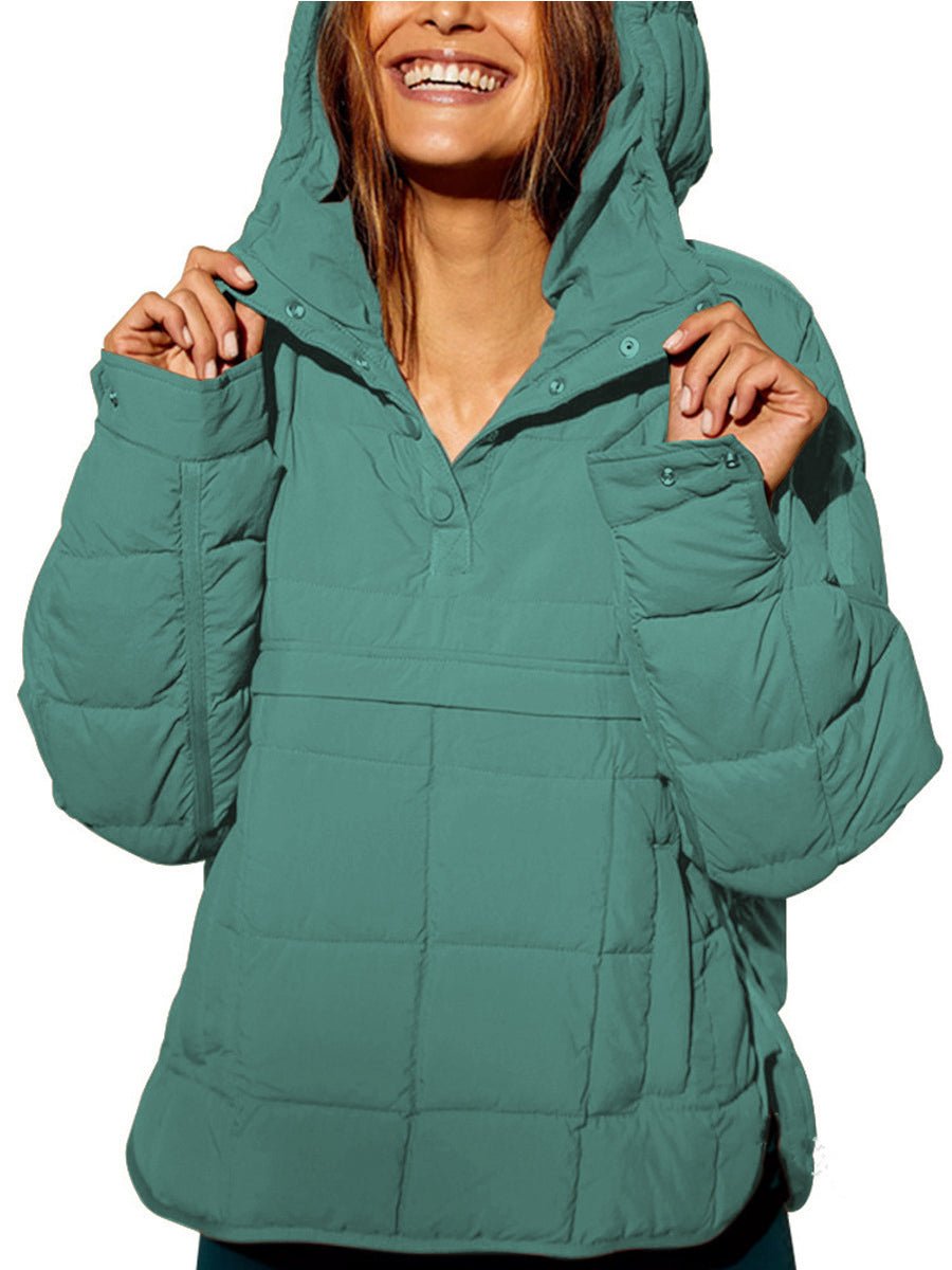 FARRELL™ – Oversized Hooded Pullover Hooded Jacket - Beaumonts Closet Toronto