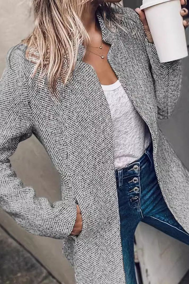 FREDA™ – Elegant Blazer - Beaumonts Closet Toronto