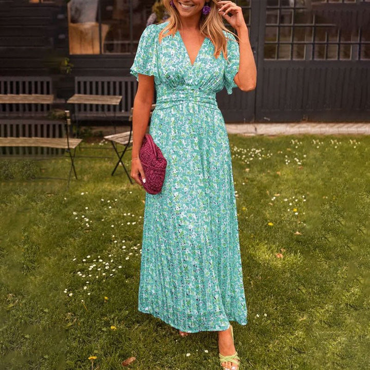 FREYJA™ – Classic V - Neck Dress - Beaumonts Closet Toronto