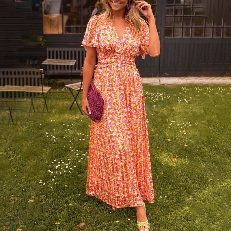 FREYJA™ – Classic V - Neck Dress - Beaumonts Closet Toronto