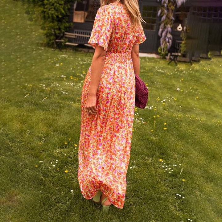 FREYJA™ – Classic V - Neck Dress - Beaumonts Closet Toronto