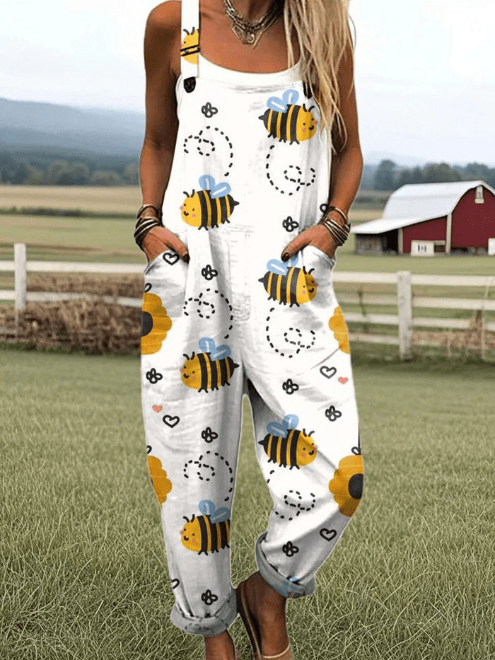 Honeybee Happy Jumpsuit - Beaumonts Closet Toronto