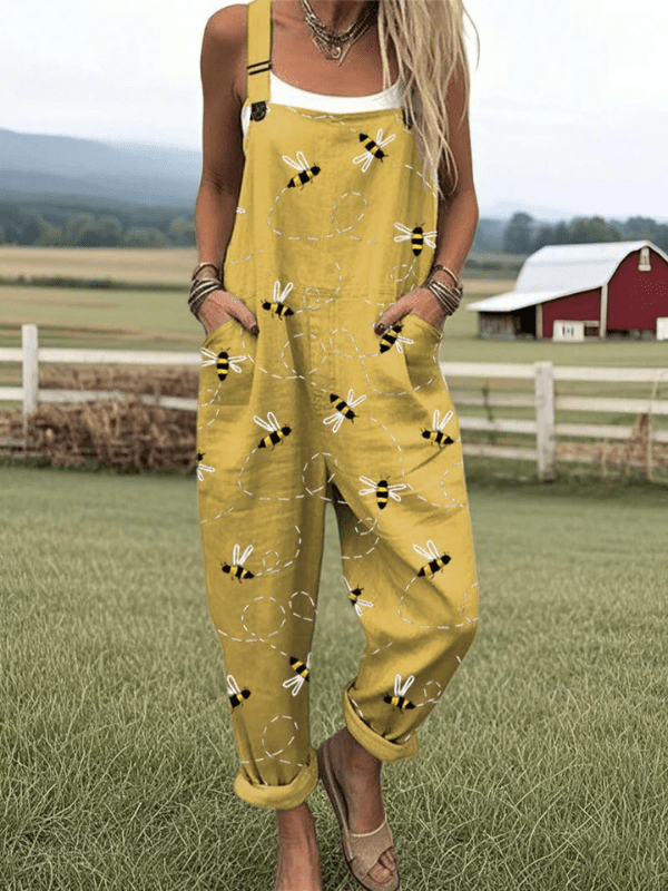 Honeybee Meadow Jumpsuit - Beaumonts Closet Toronto