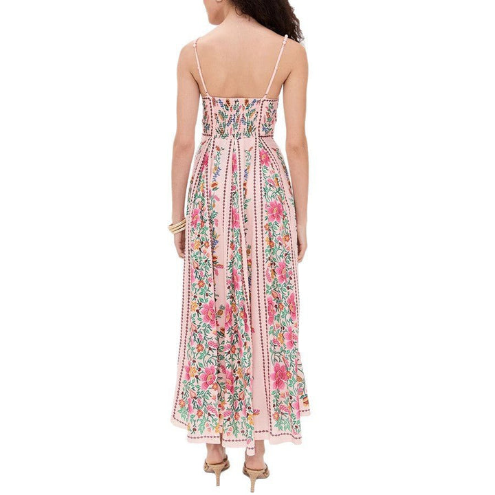 IDONNA™ – Classy Sleeveless Summer Floral Cami Maxi Dress - Beaumonts Closet Toronto