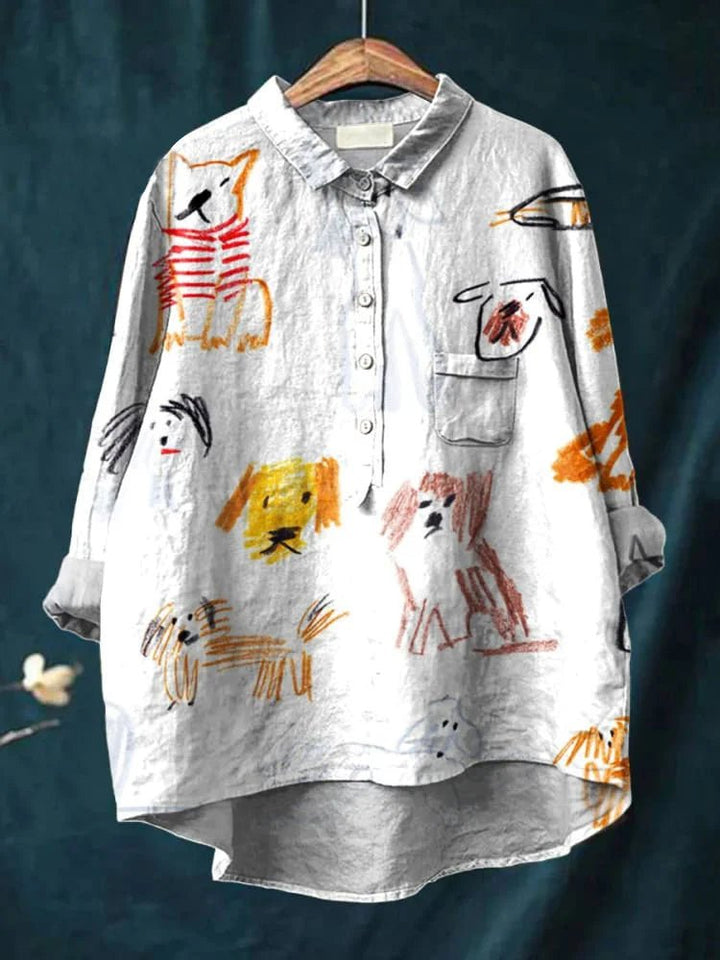 ISSA™ - Dog Art Shirt - Beaumonts Closet Toronto