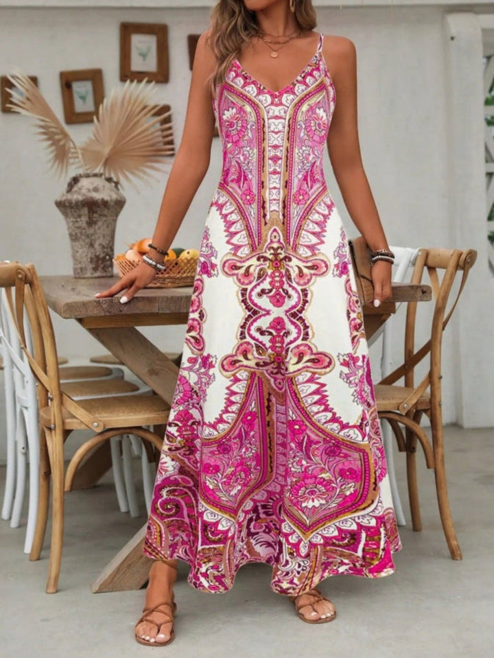 JAYZHEL™ – Chic Summer Sleeveless Strap Maxi Dress - Beaumonts Closet Toronto