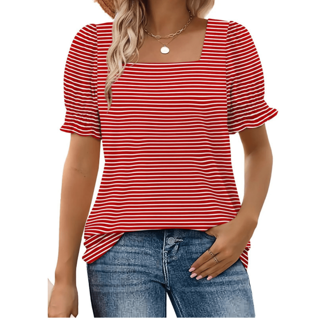 JOSEPHINE™ - Lightweight Ruffle Sleeve Summer Essential - Beaumonts Closet Toronto