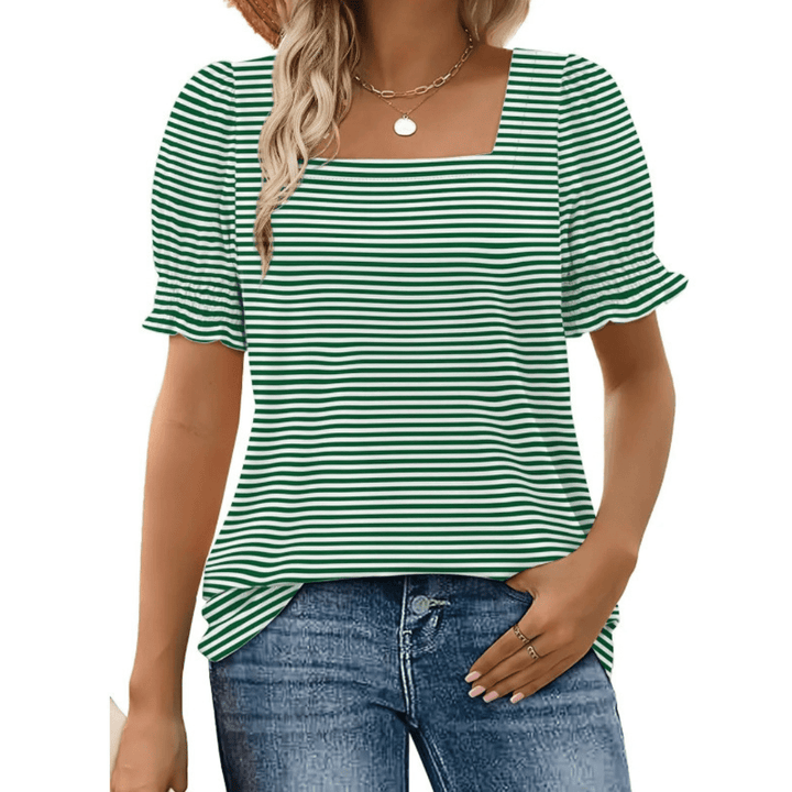 JOSEPHINE™ - Lightweight Ruffle Sleeve Summer Essential - Beaumonts Closet Toronto