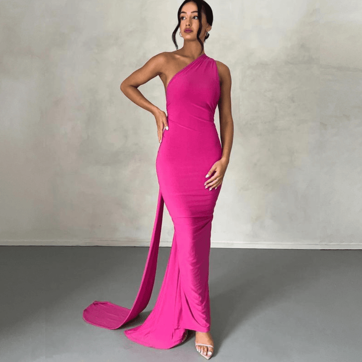 KARILYN™ – Elegant Sleeveless Evening Halter Bodycon Dress - Beaumonts Closet Toronto