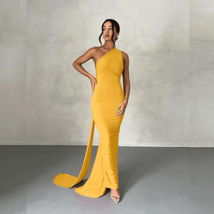 KARILYN™ – Elegant Sleeveless Evening Halter Bodycon Dress - Beaumonts Closet Toronto