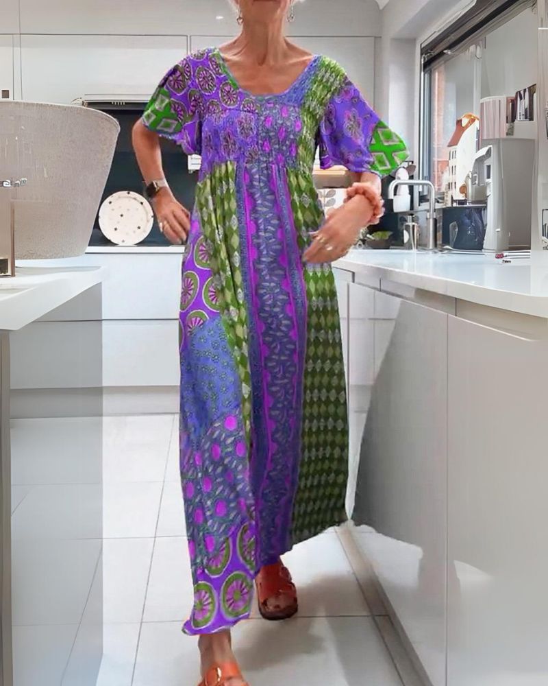 KIMI™ - Free Spirit Flowy Maxi Dress - Beaumonts Closet Toronto