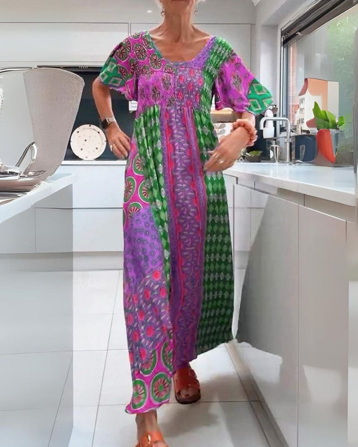 KIMI™ - Free Spirit Flowy Maxi Dress - Beaumonts Closet Toronto