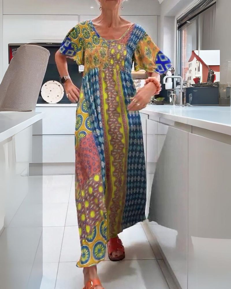 KIMI™ - Free Spirit Flowy Maxi Dress - Beaumonts Closet Toronto