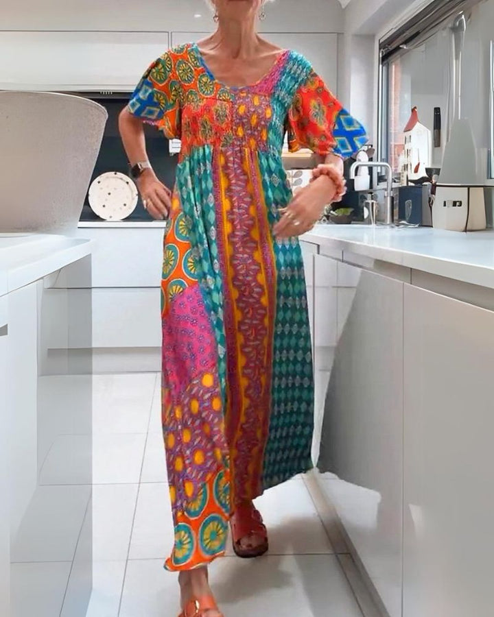 KIMI™ - Free Spirit Flowy Maxi Dress - Beaumonts Closet Toronto