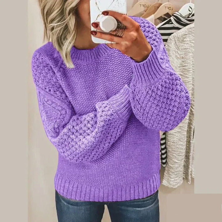 Kirti - Classic Wool Sweater Beaumonts Closet Toronto Purple S 