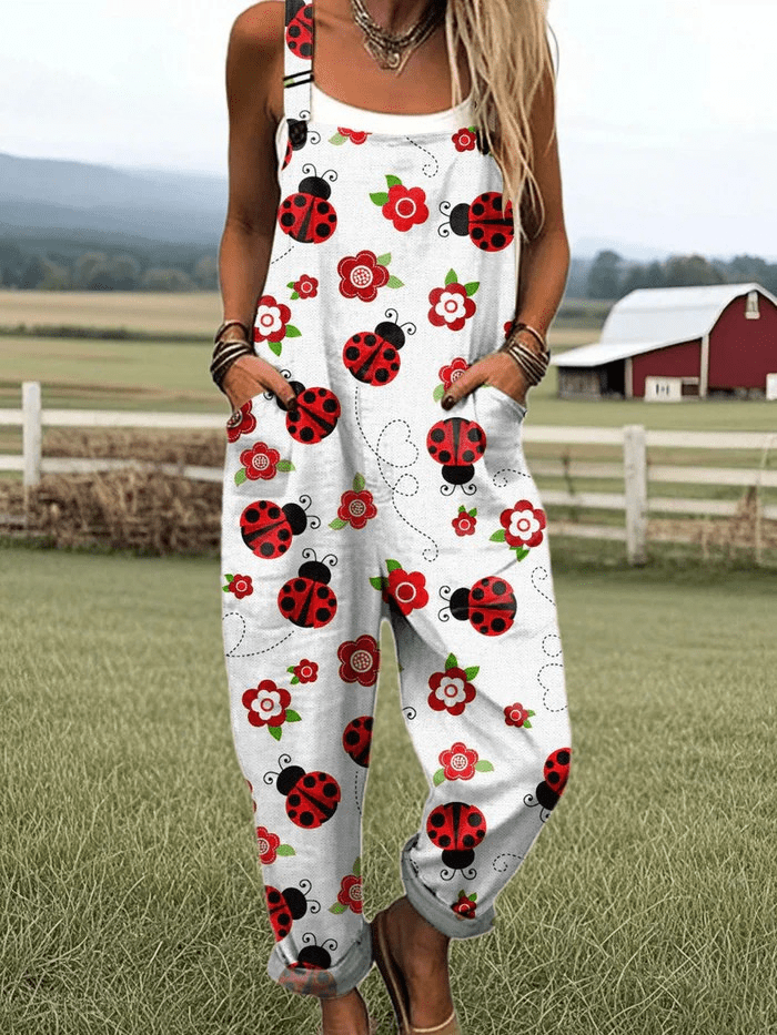 Ladybug Lane Jumpsuit - Beaumonts Closet Toronto