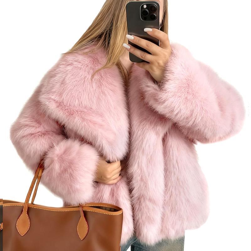 LAURENCE™ - Fashionable Cropped Faux Fur Coat for Fall & Winter Outfits - Beaumonts Closet Toronto