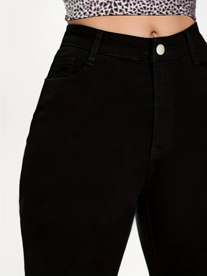 LISETTE™ - Sleek High - Waist Skinny Jeans - Beaumonts Closet Toronto