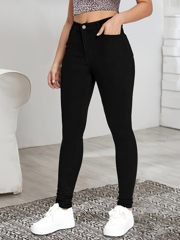 LISETTE™ - Sleek High - Waist Skinny Jeans - Beaumonts Closet Toronto