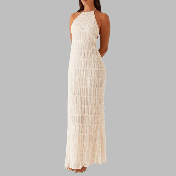 LUNET™ - Elegant Sleeveless Backless Bodycon Maxi Dress - Beaumonts Closet Toronto