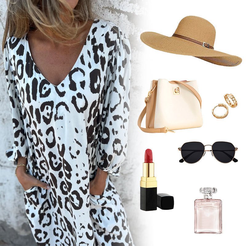 LYNA™ - Wild Elegance Dress - Beaumonts Closet Toronto