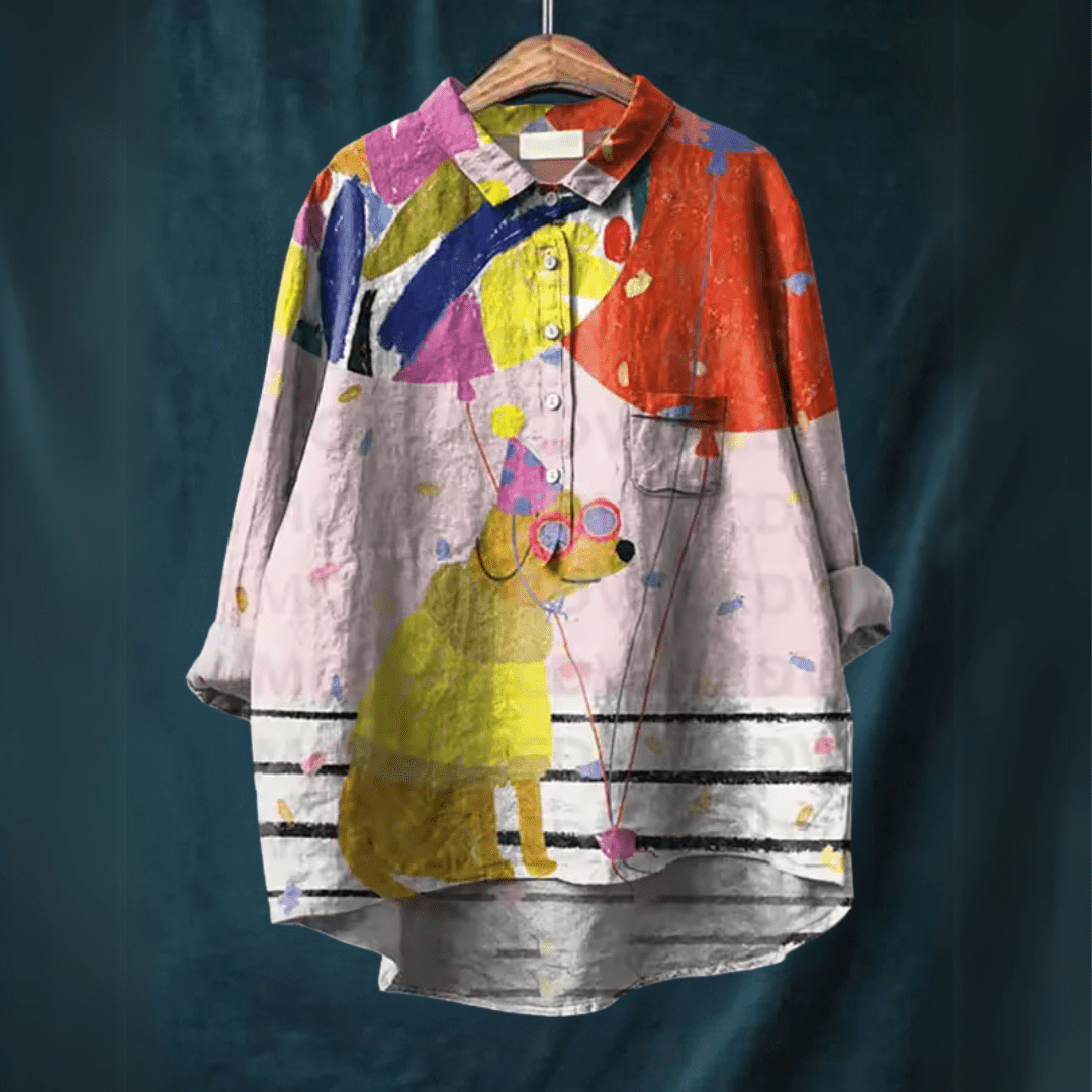 MAILA™ - Dog Art Shirt - Beaumonts Closet Toronto