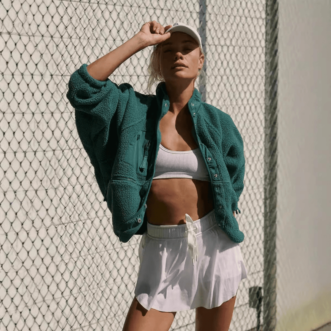 MANCY™ - Casual Button Down Cropped Jacket - Beaumonts Closet Toronto