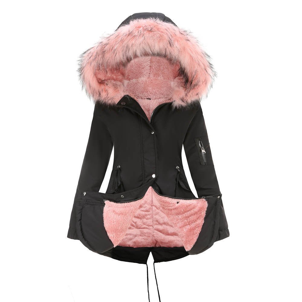 MARINA™ | Warm Velvet - Trimmed Parka - Beaumonts Closet Toronto