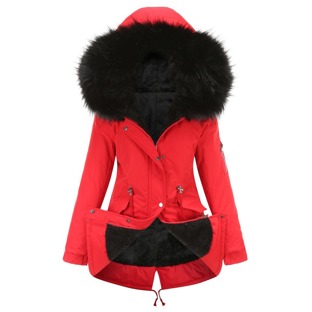 MARINA™ | Warm Velvet - Trimmed Parka - Beaumonts Closet Toronto