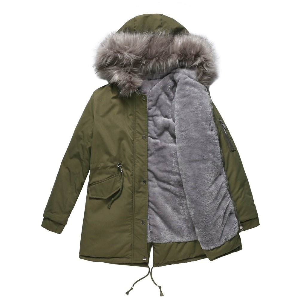 MARINA™ | Warm Velvet - Trimmed Parka - Beaumonts Closet Toronto
