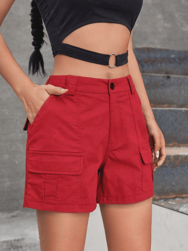 MARISOL™ - Comfy Cargo Shorts - Beaumonts Closet Toronto