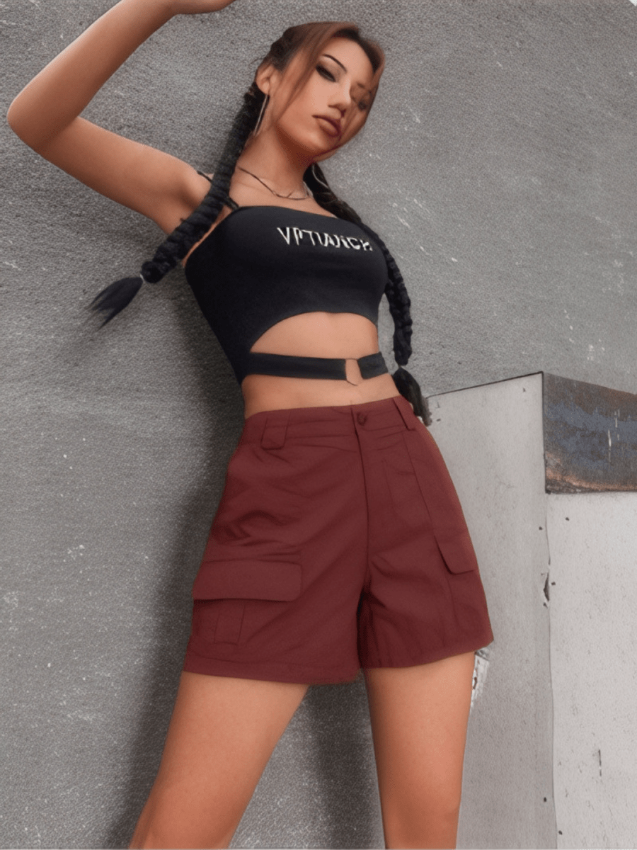 MARISOL™ - Comfy Cargo Shorts - Beaumonts Closet Toronto