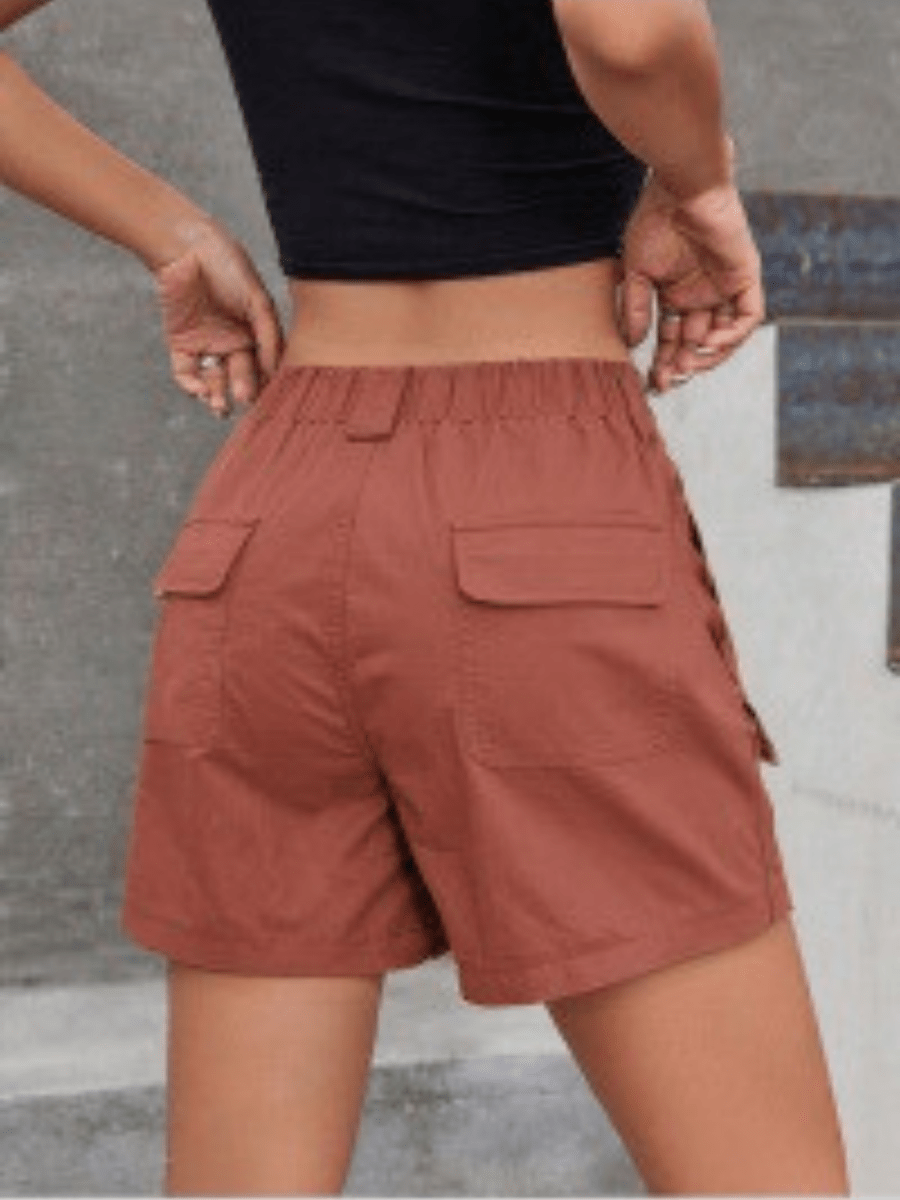 MARISOL™ - Comfy Cargo Shorts - Beaumonts Closet Toronto