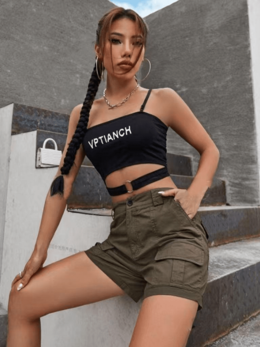 MARISOL™ - Comfy Cargo Shorts - Beaumonts Closet Toronto