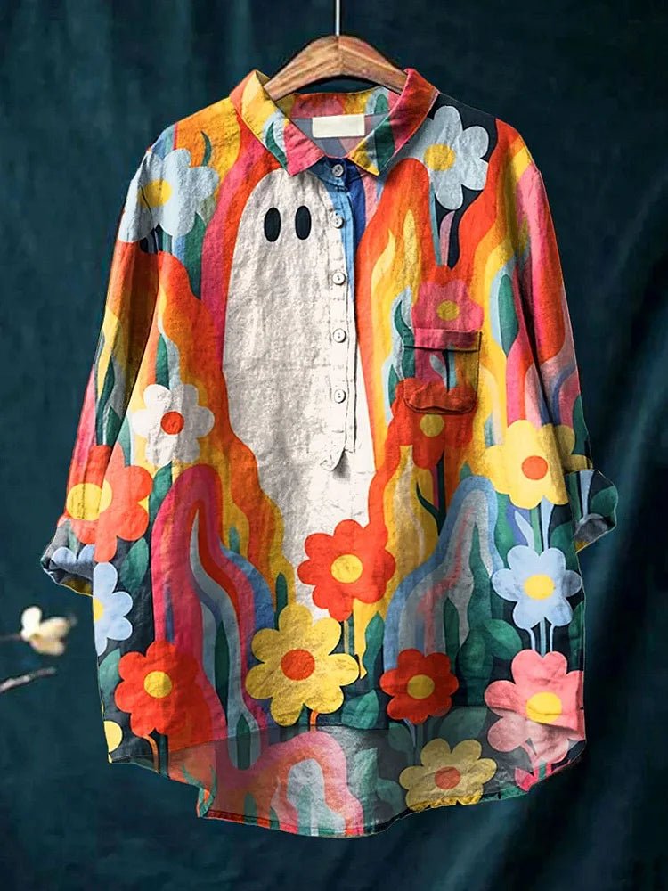 MAYLA™ - Plant Art Shirt - Beaumonts Closet Toronto